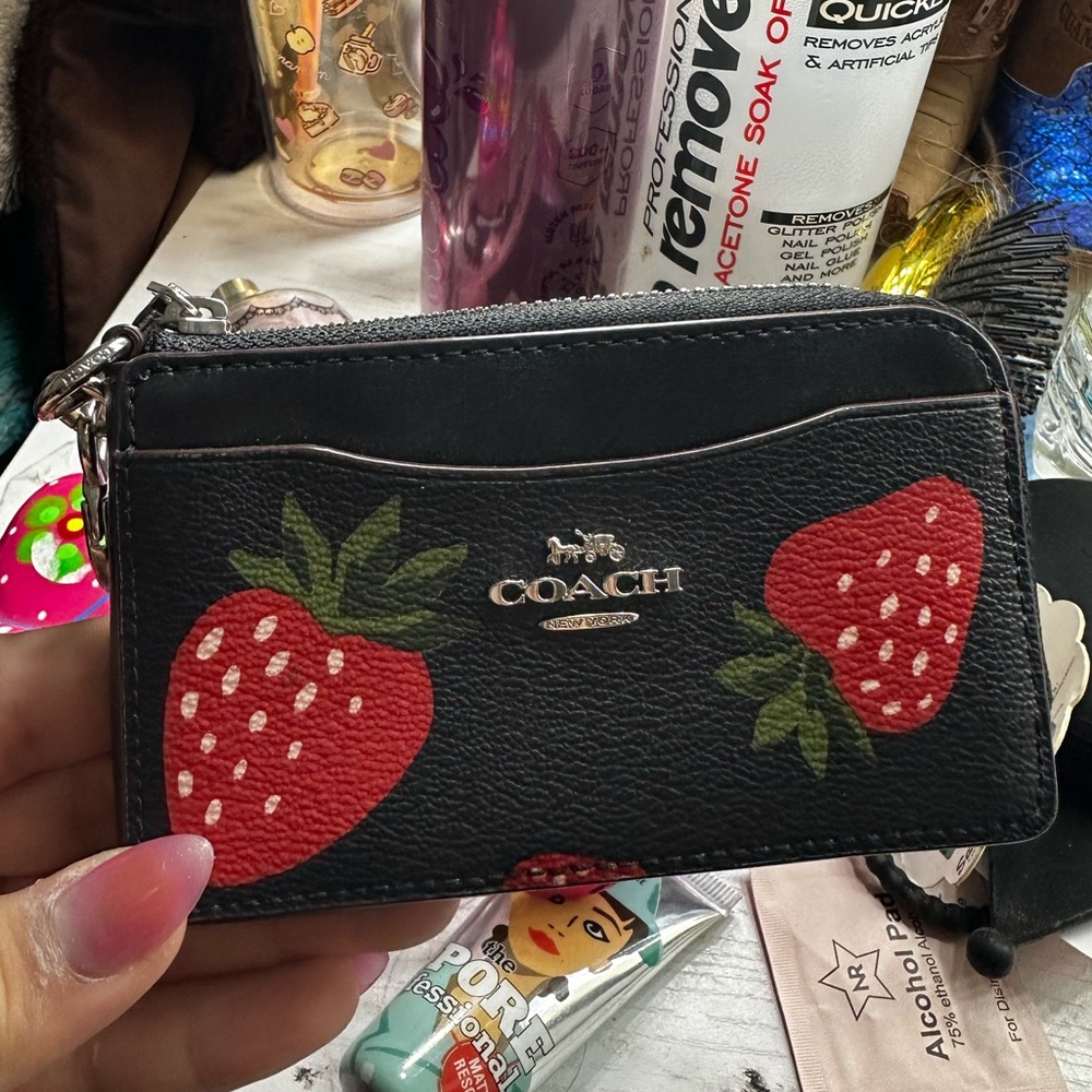Coach strawberry wallet